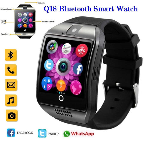 New Design 2018 Q18 Bluetooth Smart Watch