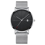 Black Ultra Thin Watch Men