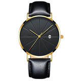 Black Ultra Thin Watch Men
