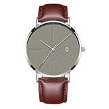 Black Ultra Thin Watch Men