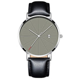 Black Ultra Thin Watch Men