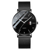 Black Creative Watch Men
