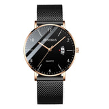 Black Creative Watch Men